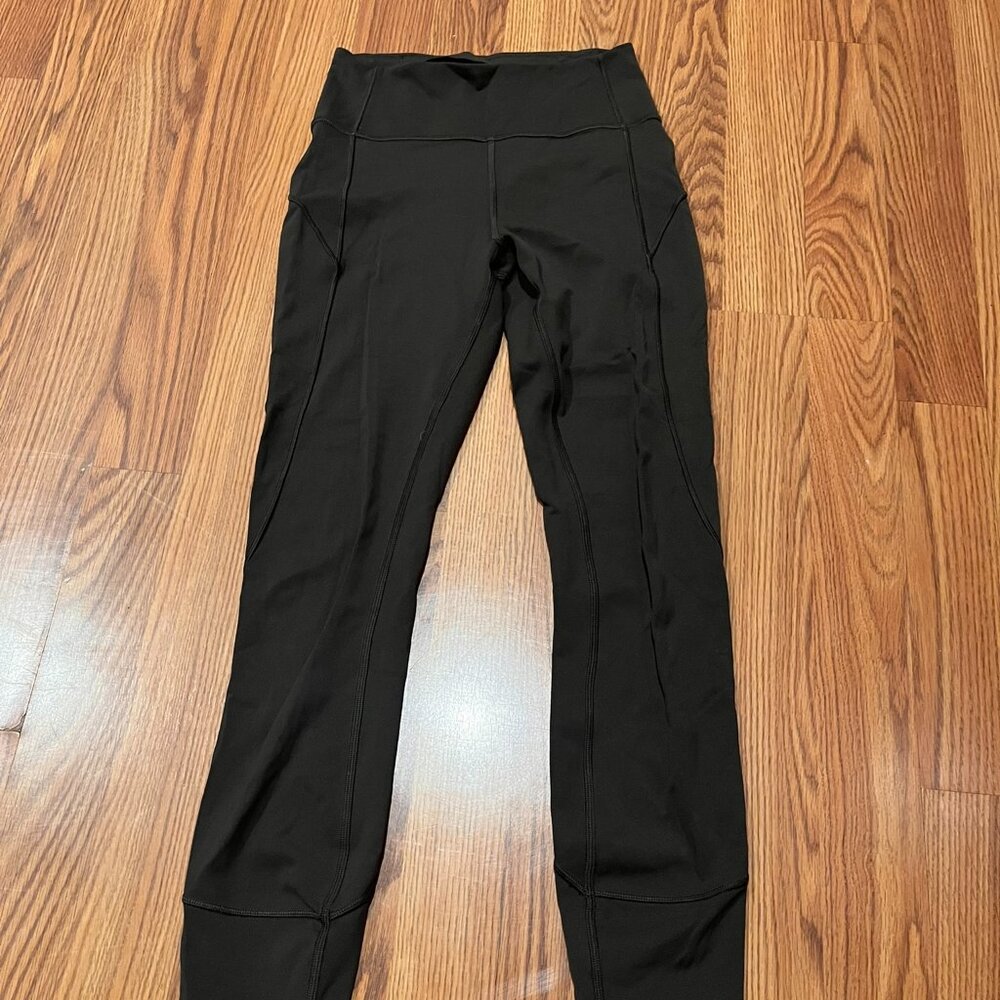 Lululemon Align High-Rise Crop (23") Olive Green Leggings